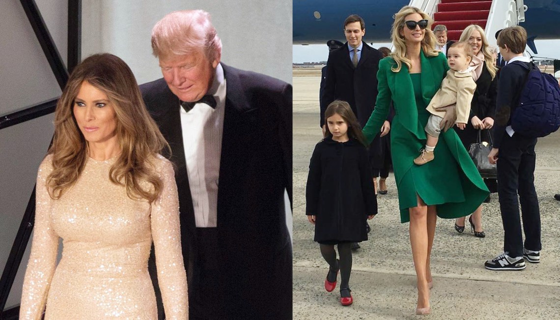 Ce rochii au purtat noua Primă Doamnă și fiica mai mare a lui Donald Trump la cina din ajunul învestirii