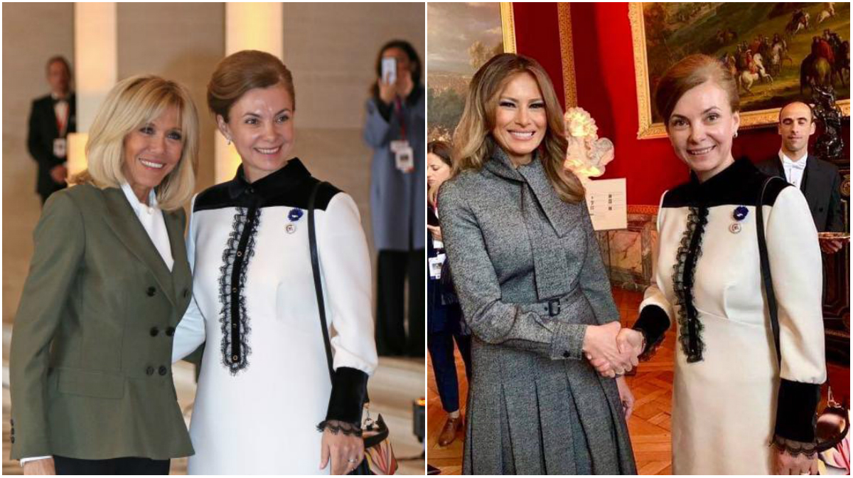 Galina Dodon, versus Melania Trump Èi Brigitte Macron. Primele doamne s-au Ã®ntrecut Ã®n eleganÈÄ la Versailles