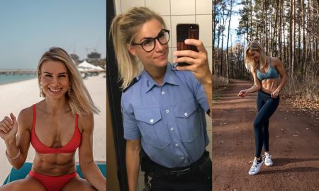 Ea este cea mai sexy polițistă din Germania Adrienne Kleszar arată ca