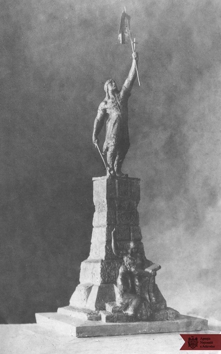 FOTO - Prima machetă a monumentului lui Ștefan cel Mare și Sfânt! Imagini de arhivă