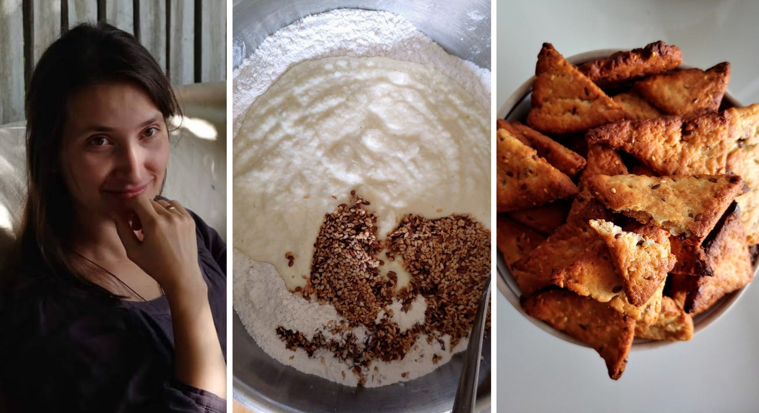 Crackeri delicioși cu ceapă și semințe. Rețetă oferită de Valentina ...