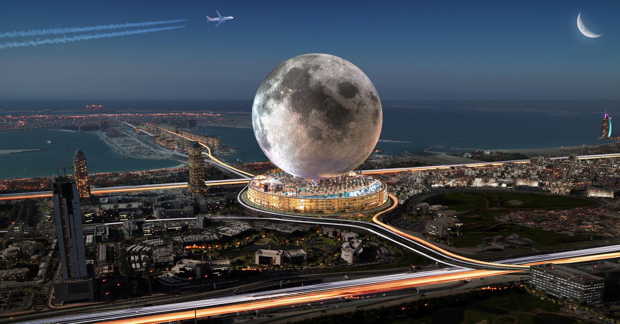 Instruct equation siren O „lună” va fi construită în Dubai. Primele imagini cu resortul gigantic  care va duce luxul la alt nivel - ea.md